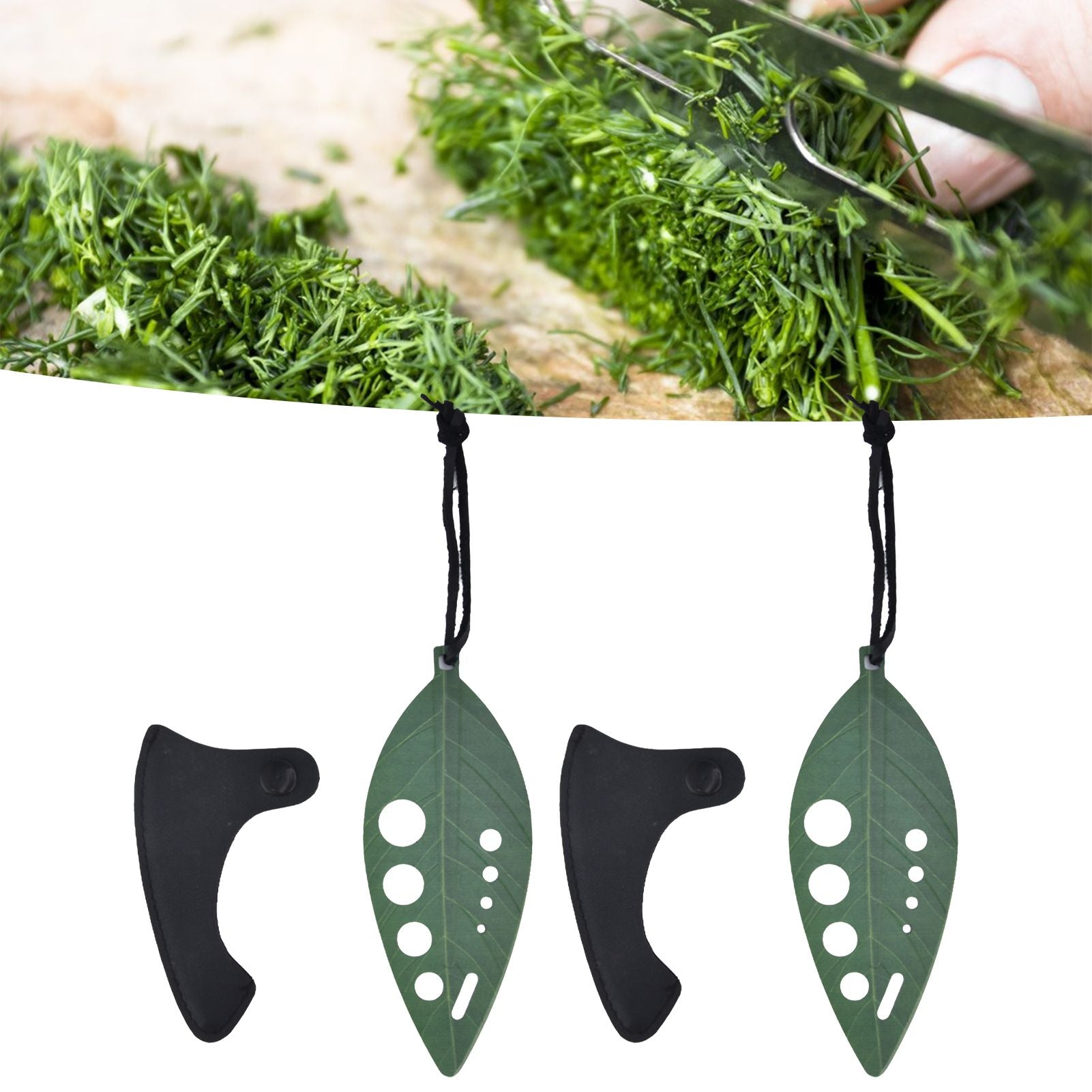 Herb Stripper Multifunctional 9 Holes Stainless Steel Vegetable Leaf Remover with Protective Holder V1294-YM0523-3118220036211