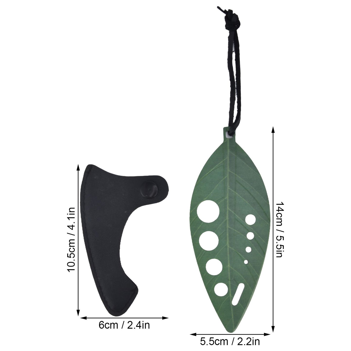 Herb Stripper Multifunctional 9 Holes Stainless Steel Vegetable Leaf Remover with Protective Holder V1294-YM0523-3118220036211
