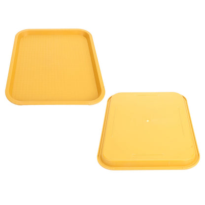 Fast Food Tray PP Rectangular Thick Slip Resistant Multi Purpose Food Service Tray for Restaurant V1294-YM0523-3118220038111