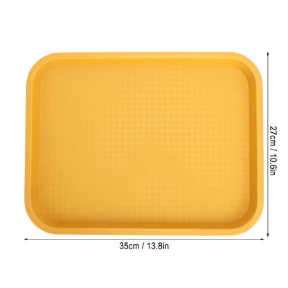 Fast Food Tray PP Rectangular Thick Slip Resistant Multi Purpose Food Service Tray for Restaurant V1294-YM0523-3118220038111