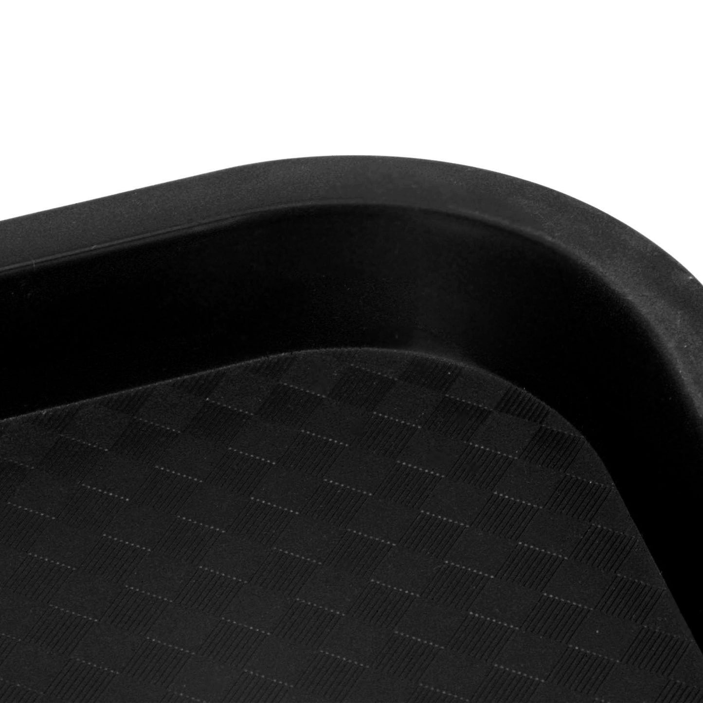 Fast Food Tray PP Rectangular Thick Slip Resistant Multi Purpose Food Service Tray for Restaurant CanteenBlack V1294-YM0523-3118220038112