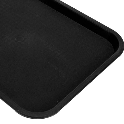 Fast Food Tray PP Rectangular Thick Slip Resistant Multi Purpose Food Service Tray for Restaurant CanteenBlack V1294-YM0523-3118220038112
