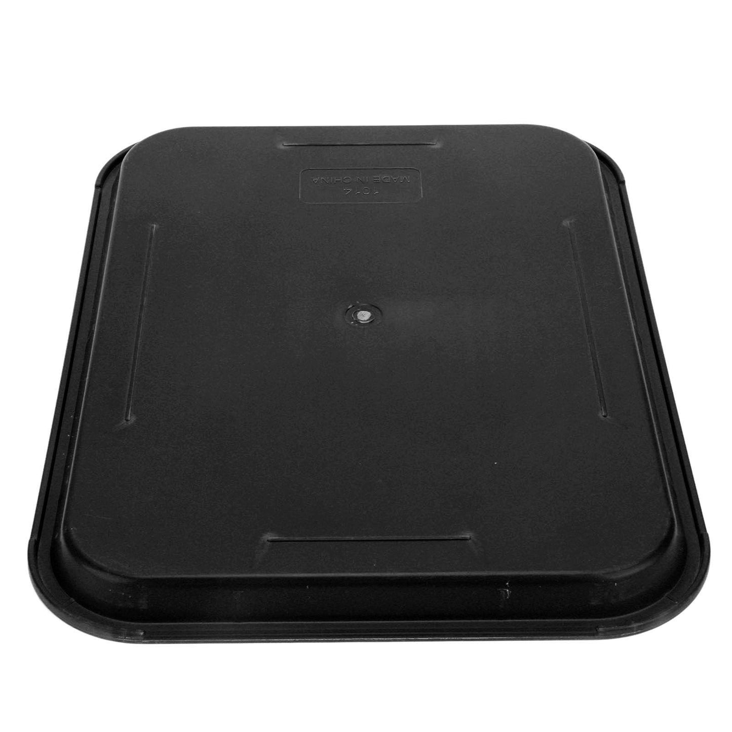 Fast Food Tray PP Rectangular Thick Slip Resistant Multi Purpose Food Service Tray for Restaurant CanteenBlack V1294-YM0523-3118220038112