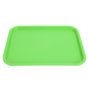 Fast Food Tray PP Rectangular Thick Slip Resistant Multi Purpose Food Service Tray for Restaurant CanteenGreen V1294-YM0523-3118220038113