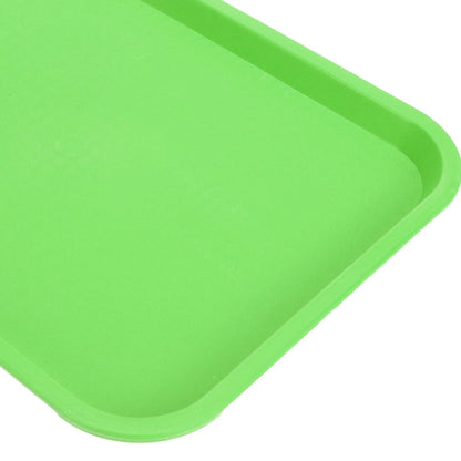 Fast Food Tray PP Rectangular Thick Slip Resistant Multi Purpose Food Service Tray for Restaurant CanteenGreen V1294-YM0523-3118220038113