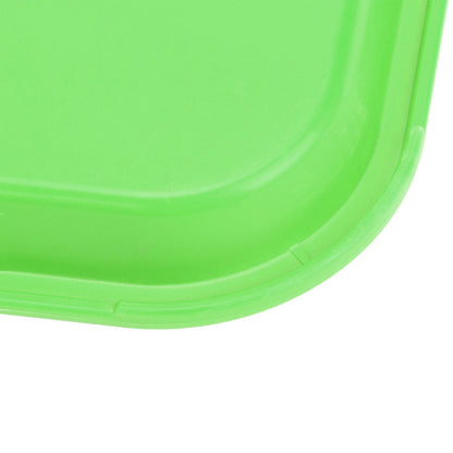 Fast Food Tray PP Rectangular Thick Slip Resistant Multi Purpose Food Service Tray for Restaurant CanteenGreen V1294-YM0523-3118220038113