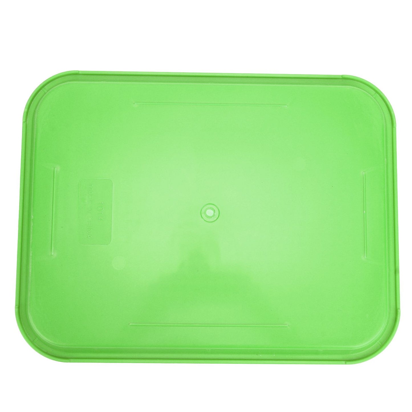 Fast Food Tray PP Rectangular Thick Slip Resistant Multi Purpose Food Service Tray for Restaurant CanteenGreen V1294-YM0523-3118220038113