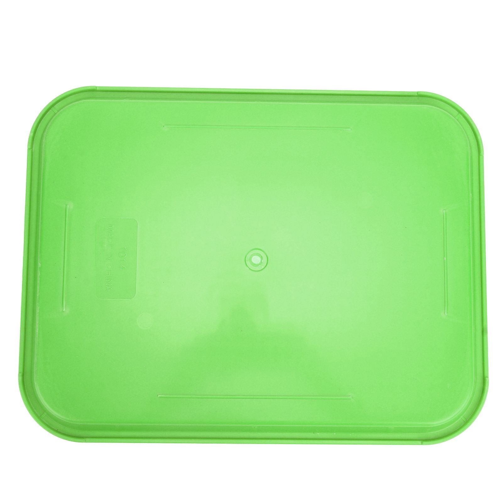 Fast Food Tray PP Rectangular Thick Slip Resistant Multi Purpose Food Service Tray for Restaurant CanteenGreen V1294-YM0523-3118220038113