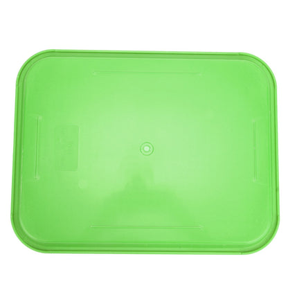 Fast Food Tray PP Rectangular Thick Slip Resistant Multi Purpose Food Service Tray for Restaurant CanteenGreen V1294-YM0523-3118220038113