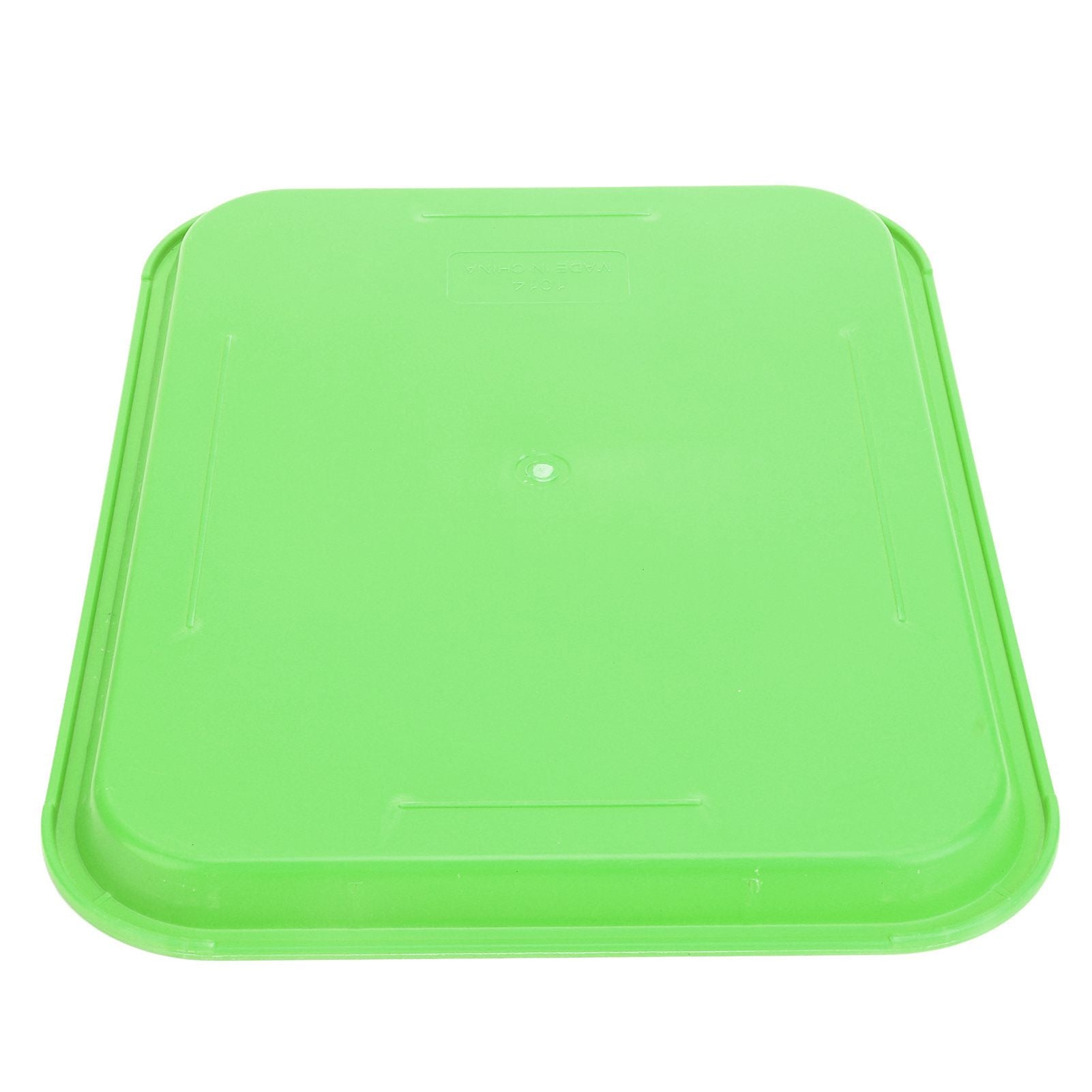 Fast Food Tray PP Rectangular Thick Slip Resistant Multi Purpose Food Service Tray for Restaurant CanteenGreen V1294-YM0523-3118220038113