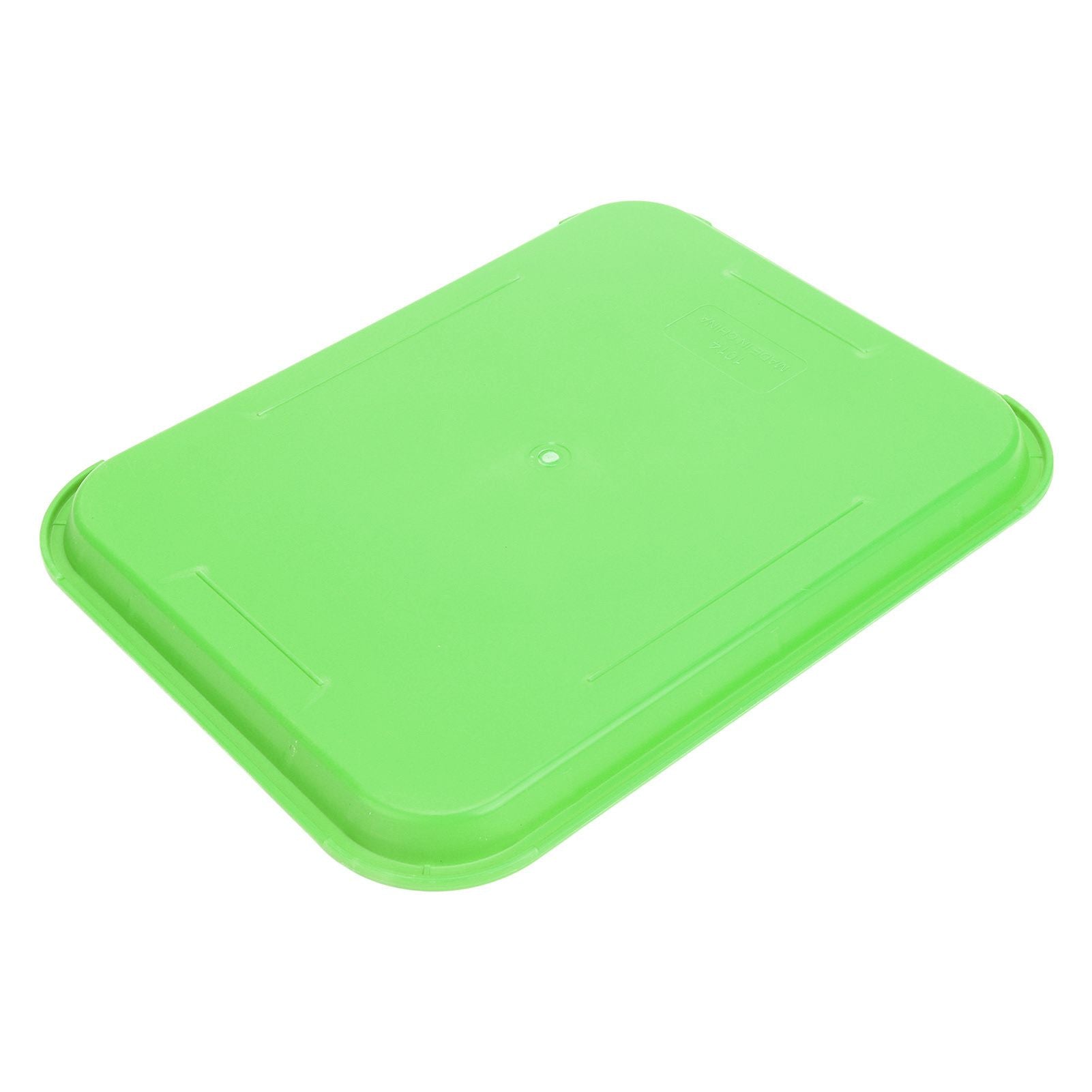 Fast Food Tray PP Rectangular Thick Slip Resistant Multi Purpose Food Service Tray for Restaurant CanteenGreen V1294-YM0523-3118220038113