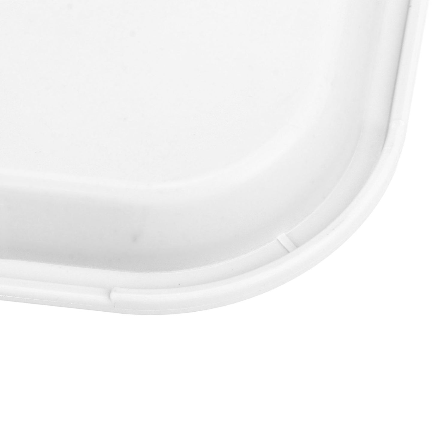 Fast Food Tray PP Rectangular Thick Slip Resistant Multi Purpose Food Service Tray for Restaurant CanteenWhite V1294-YM0523-3118220038114