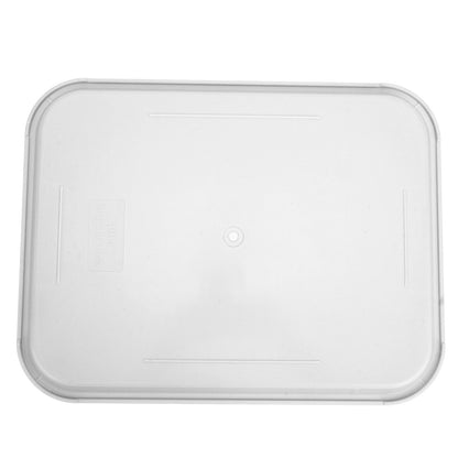 Fast Food Tray PP Rectangular Thick Slip Resistant Multi Purpose Food Service Tray for Restaurant CanteenWhite V1294-YM0523-3118220038114