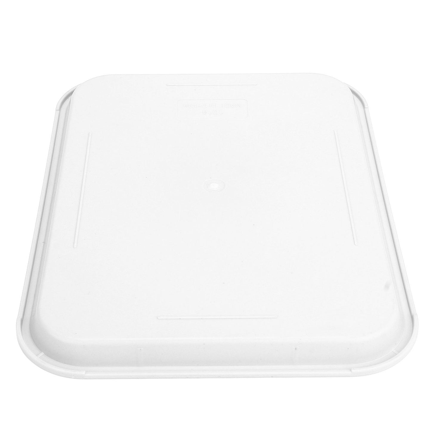 Fast Food Tray PP Rectangular Thick Slip Resistant Multi Purpose Food Service Tray for Restaurant CanteenWhite V1294-YM0523-3118220038114