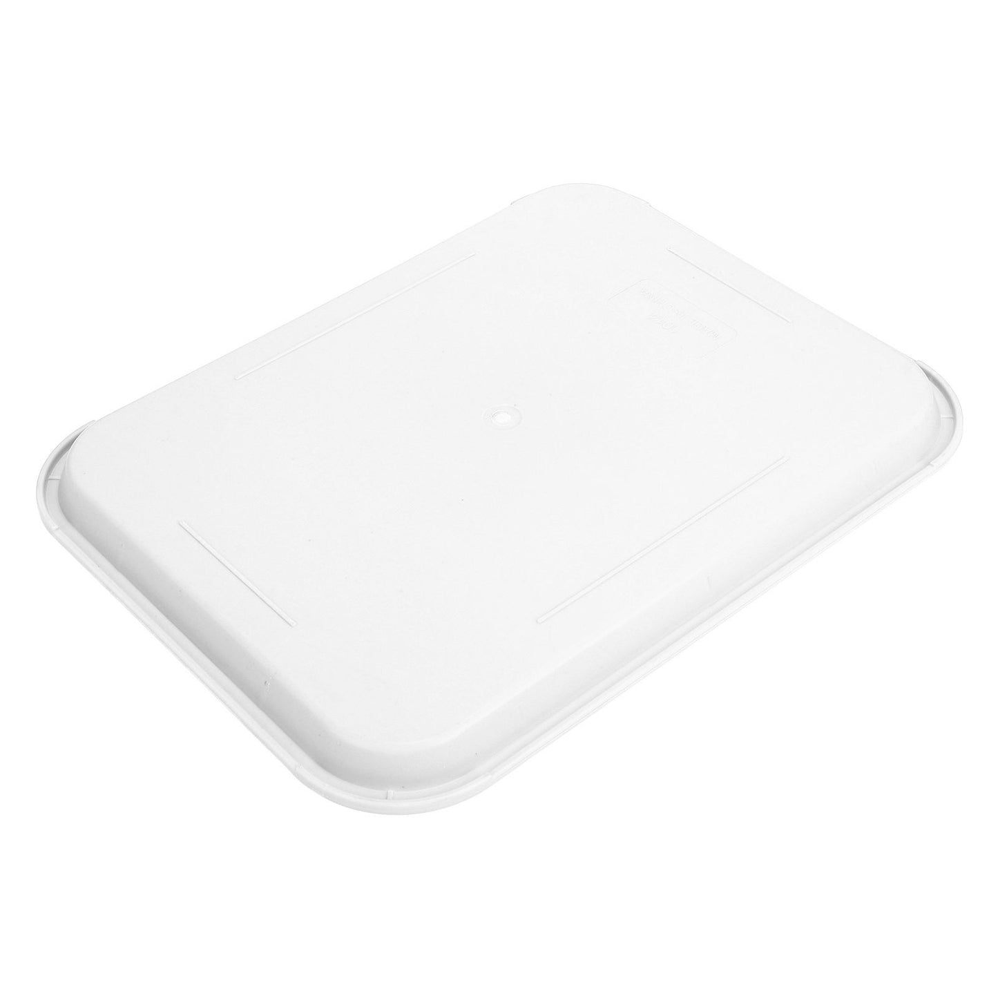 Fast Food Tray PP Rectangular Thick Slip Resistant Multi Purpose Food Service Tray for Restaurant CanteenWhite V1294-YM0523-3118220038114