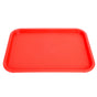 Fast Food Tray PP Rectangular Thick Slip Resistant Multi Purpose Food Service Tray for Restaurant CanteenRed V1294-YM0523-3118220038115