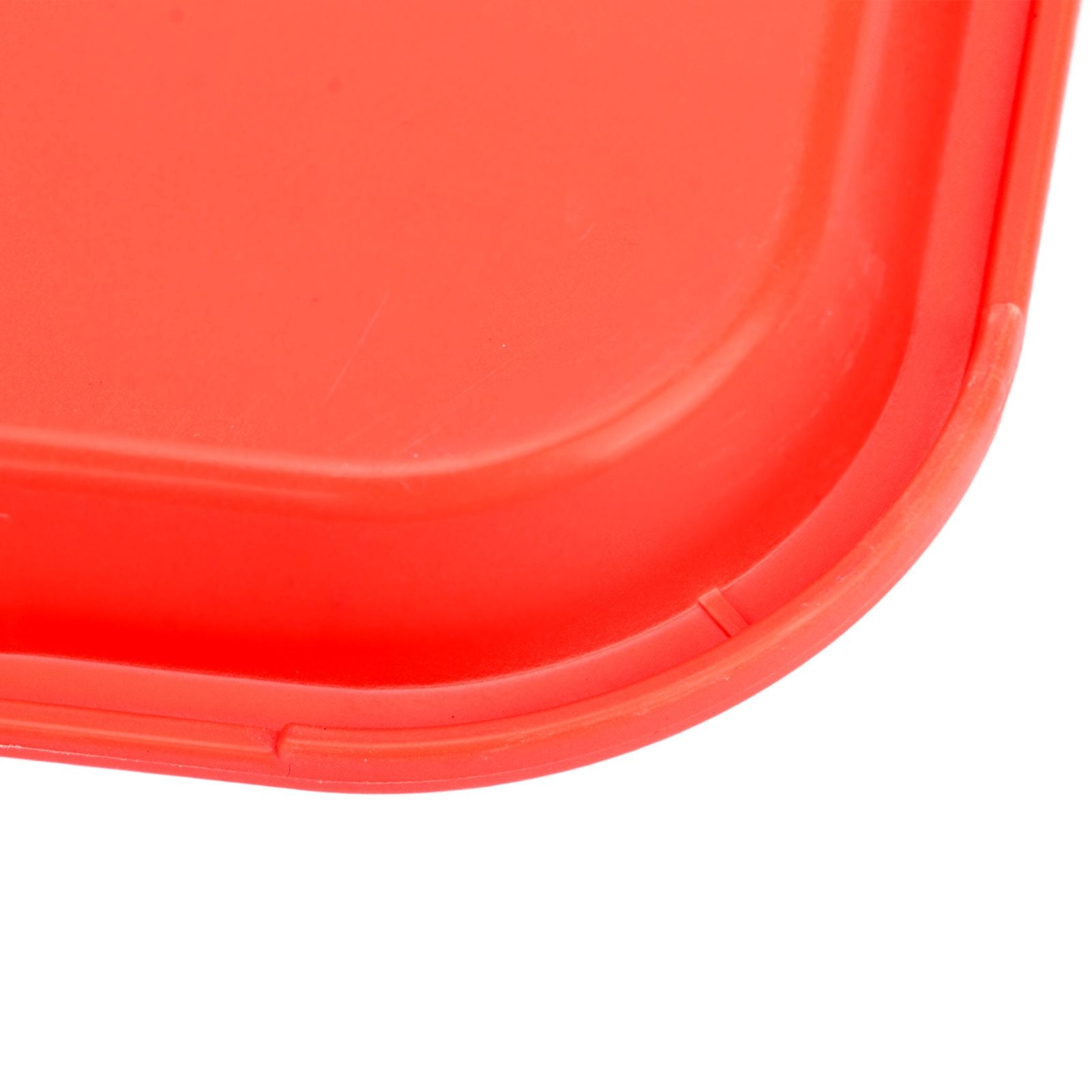 Fast Food Tray PP Rectangular Thick Slip Resistant Multi Purpose Food Service Tray for Restaurant CanteenRed V1294-YM0523-3118220038115