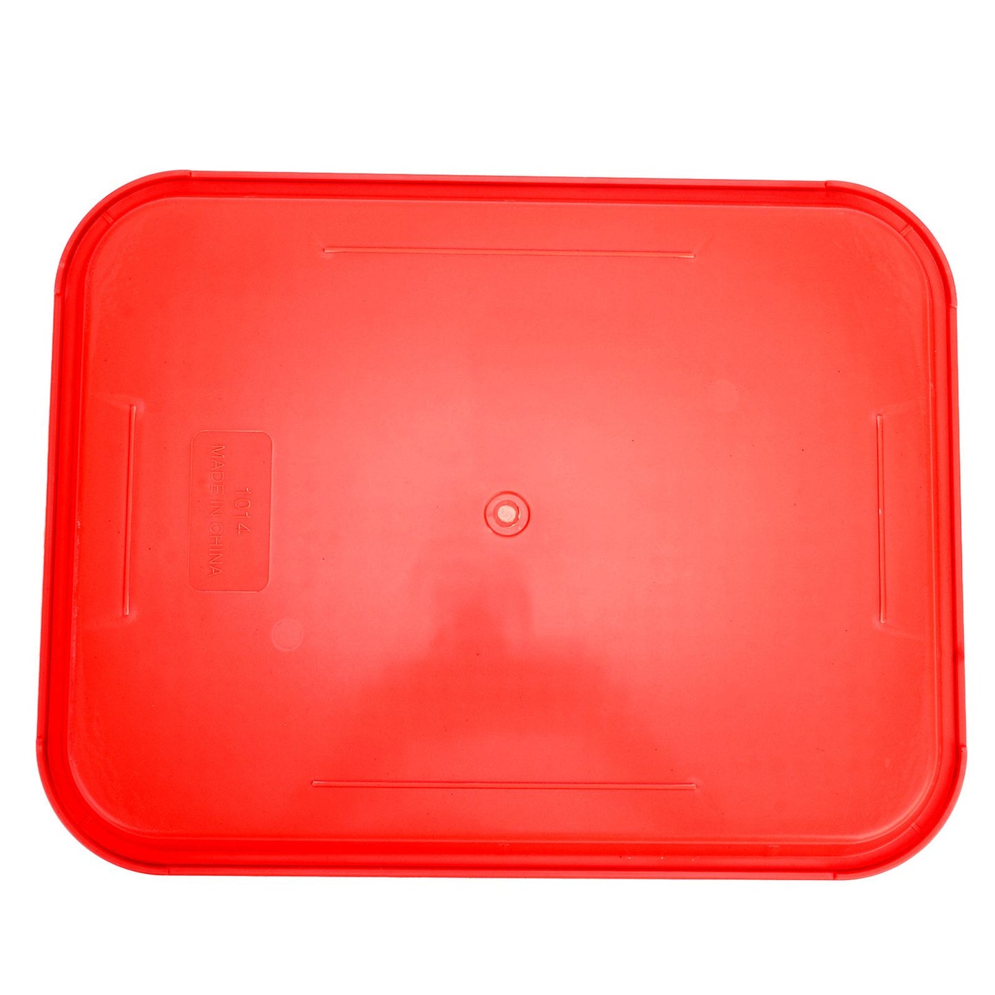 Fast Food Tray PP Rectangular Thick Slip Resistant Multi Purpose Food Service Tray for Restaurant CanteenRed V1294-YM0523-3118220038115