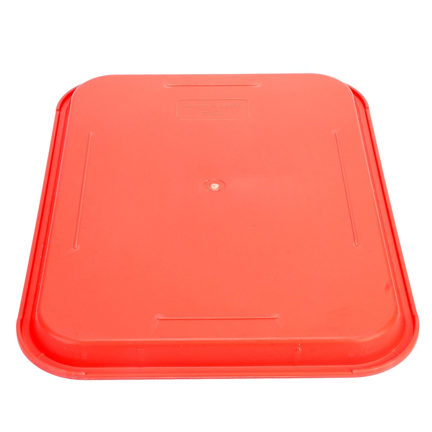 Fast Food Tray PP Rectangular Thick Slip Resistant Multi Purpose Food Service Tray for Restaurant CanteenRed V1294-YM0523-3118220038115