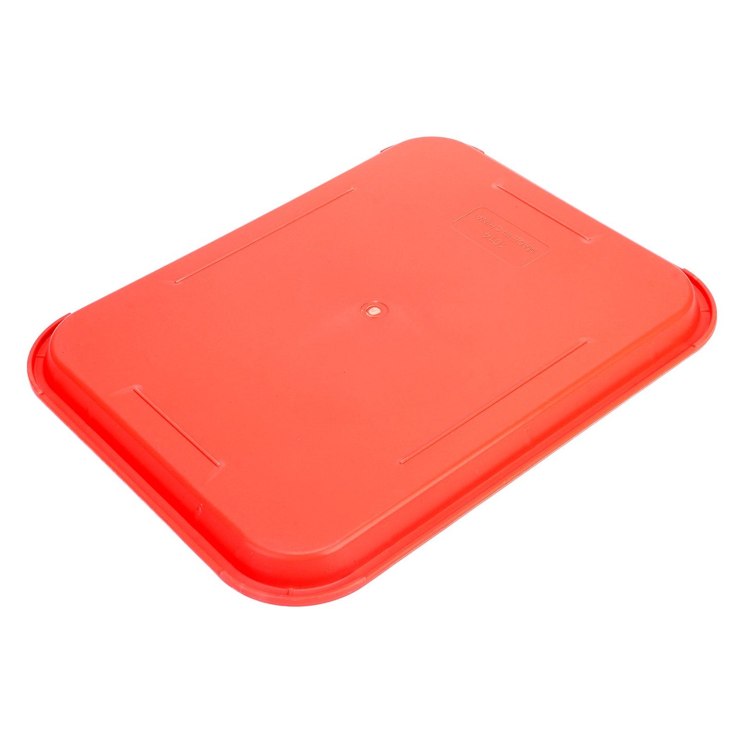 Fast Food Tray PP Rectangular Thick Slip Resistant Multi Purpose Food Service Tray for Restaurant CanteenRed V1294-YM0523-3118220038115