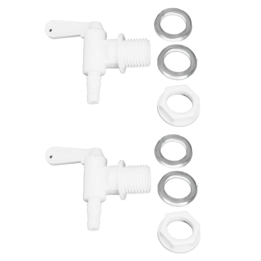 2 Set Bottling Spigot Detachable Beer Brew Barbed Outlet Faucet Tap for Home Wine Brewing V1294-YM0523-3118220039611