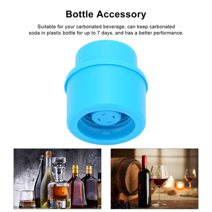 Soda Bottle Stopper Carbonated Drink Keeper Portable Carbon Dioxide Saver for Daily Use Blue V1294-YM0523-3118220039711