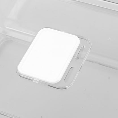 Refrigerator Storage Box Holder with Draining Plate Fruit Storage Container Preservation BoxL 11x20x30cm / V1294-YM0523-3118220040111