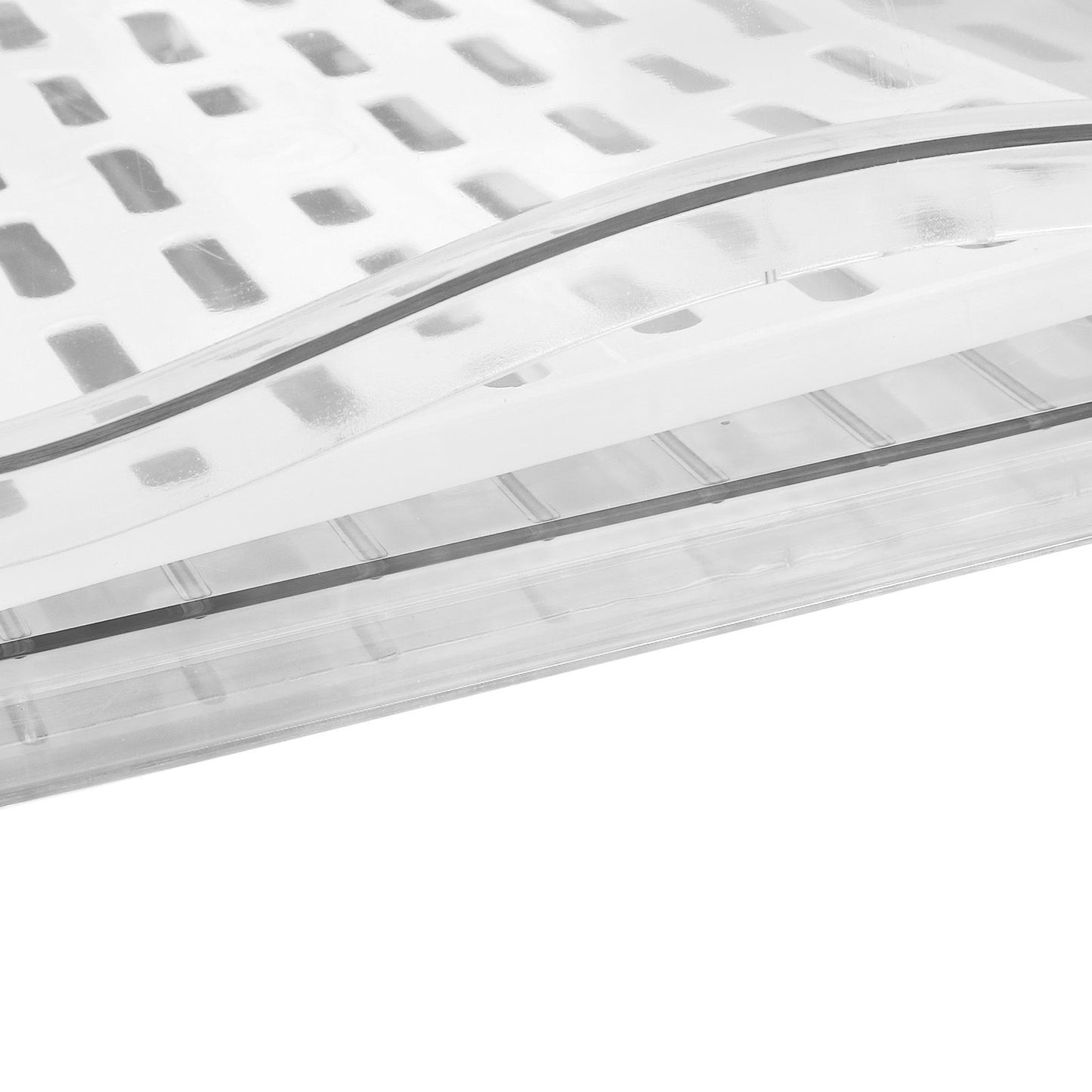 Refrigerator Storage Box Holder with Draining Plate Fruit Storage Container Preservation BoxL 11x20x30cm / V1294-YM0523-3118220040111