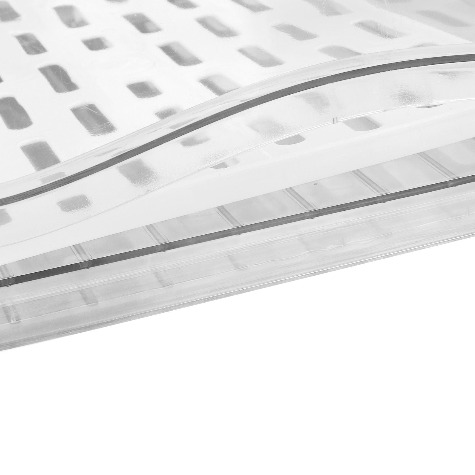 Refrigerator Storage Box Holder with Draining Plate Fruit Storage Container Preservation BoxL 11x20x30cm / V1294-YM0523-3118220040111