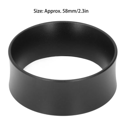 58mm Coffee Dosing Rings Prevent Flying Aluminium Alloy Coffee Powder Rings for Coffee Machine Black V1294-YM0523-3118220040911