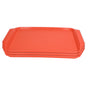 3PCS Colorful Food Tray Rectangle Thickened Binaural Plastic Tray Heat Resistance Stackable Cafeteria Trays V1294-YM0523-3118220042011