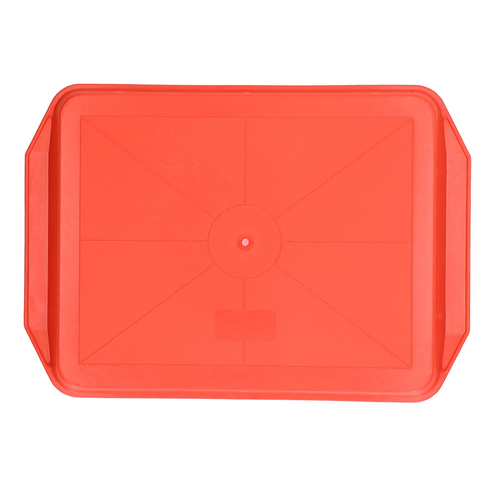 3PCS Colorful Food Tray Rectangle Thickened Binaural Plastic Tray Heat Resistance Stackable Cafeteria Trays V1294-YM0523-3118220042011