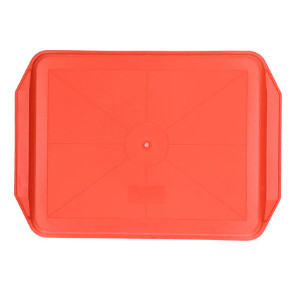 3PCS Colorful Food Tray Rectangle Thickened Binaural Plastic Tray Heat Resistance Stackable Cafeteria Trays V1294-YM0523-3118220042011