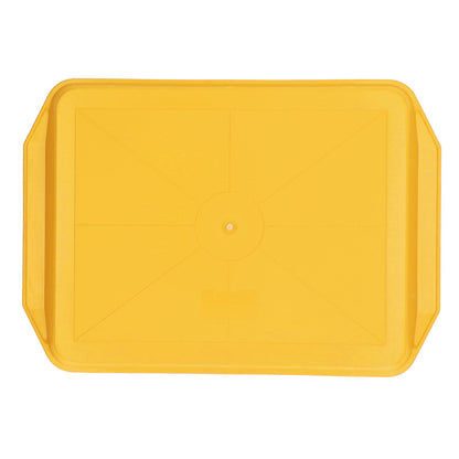 3PCS Colorful Food Tray Rectangle Thickened Binaural Plastic Tray Heat Resistance Stackable Cafeteria Trays V1294-YM0523-3118220042015