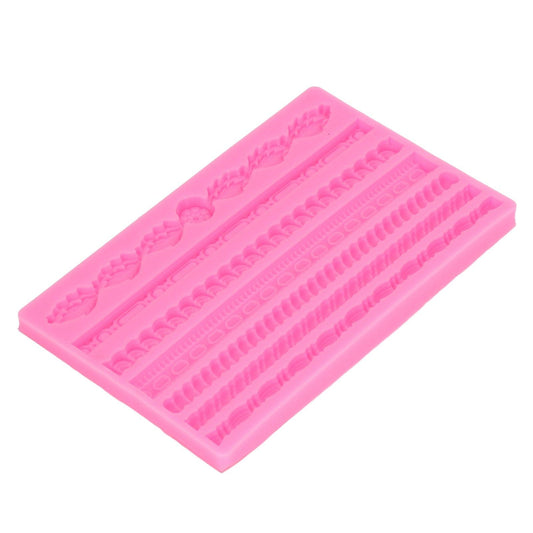 3D Pearl Knit Rope Silicone Mold Food Grade Reusable Cake Decorating Mould for Cakes Jellies Breads Desserts V1294-YM0523-3118220042211