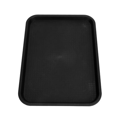 2pcs Food Tray Multifunctional Thickened Slip Resistance Chinese Fast Food Serving Tray for Dining Hall V1294-YM0523-3118220042812