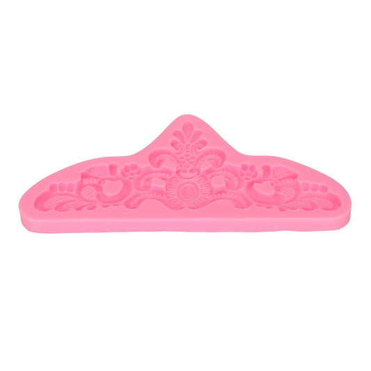 Embossed Pattern Silicone Molds Easy Demoulding Heat Resistant Flexible Odorless Scroll Border Lace Molds for V1294-YM0523-3118220044111