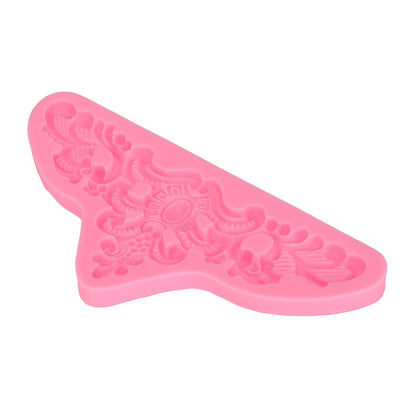 Embossed Pattern Silicone Molds Easy Demoulding Heat Resistant Flexible Odorless Scroll Border Lace Molds for V1294-YM0523-3118220044111
