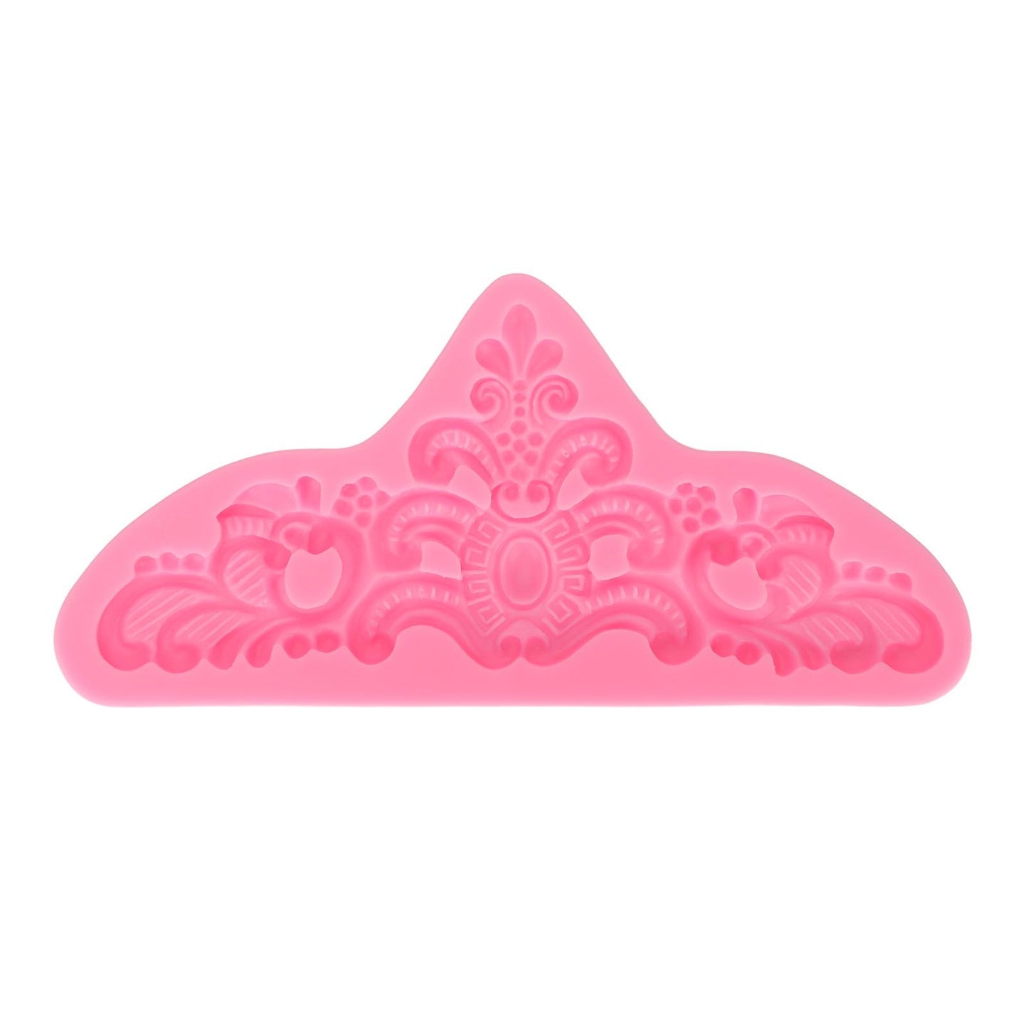Embossed Pattern Silicone Molds Easy Demoulding Heat Resistant Flexible Odorless Scroll Border Lace Molds for V1294-YM0523-3118220044111