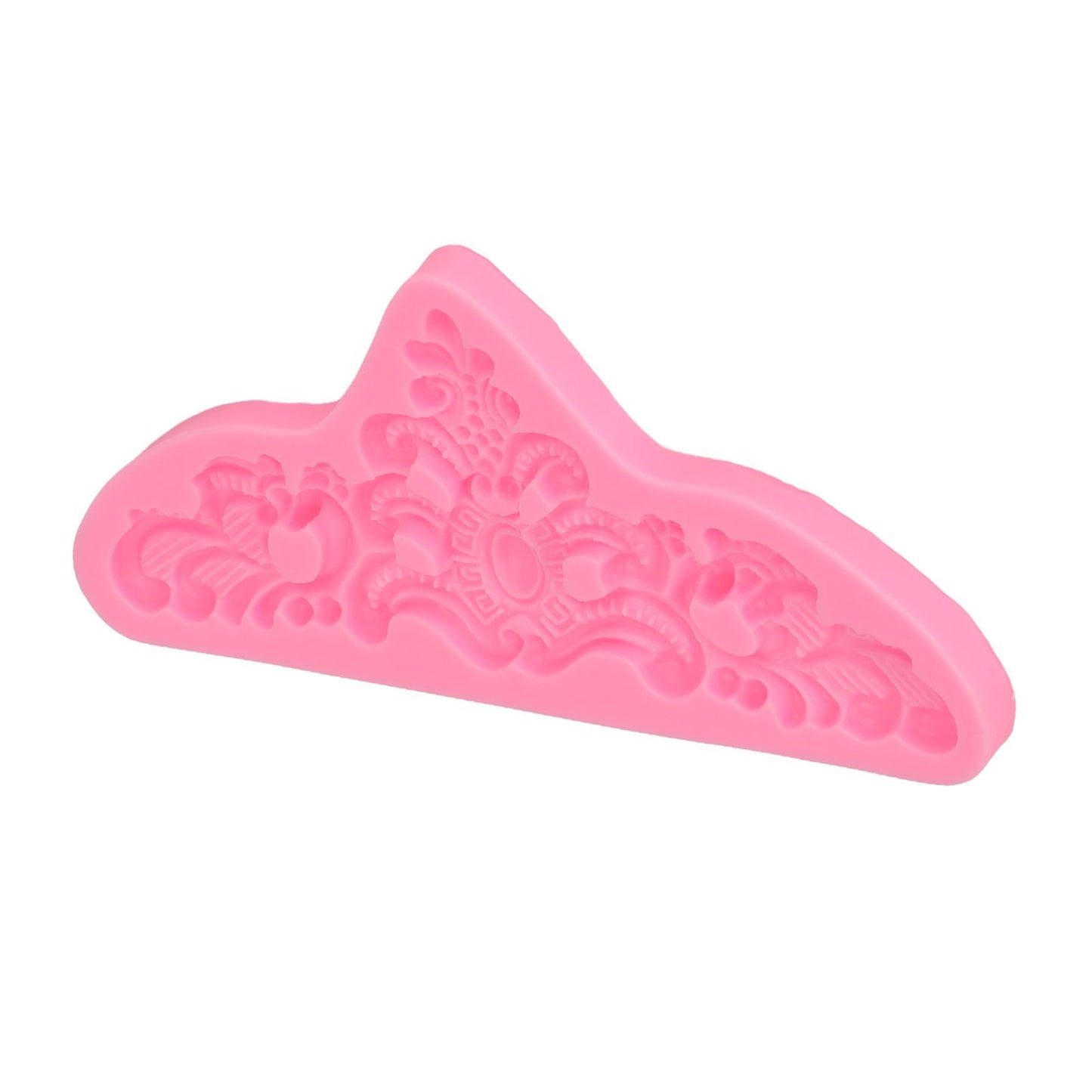 Embossed Pattern Silicone Molds Easy Demoulding Heat Resistant Flexible Odorless Scroll Border Lace Molds for V1294-YM0523-3118220044111