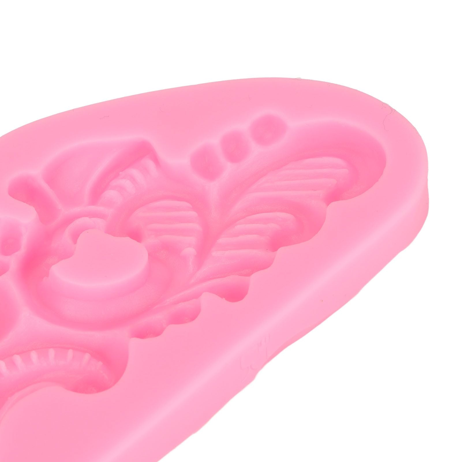 Embossed Pattern Silicone Molds Easy Demoulding Heat Resistant Flexible Odorless Scroll Border Lace Molds for V1294-YM0523-3118220044111