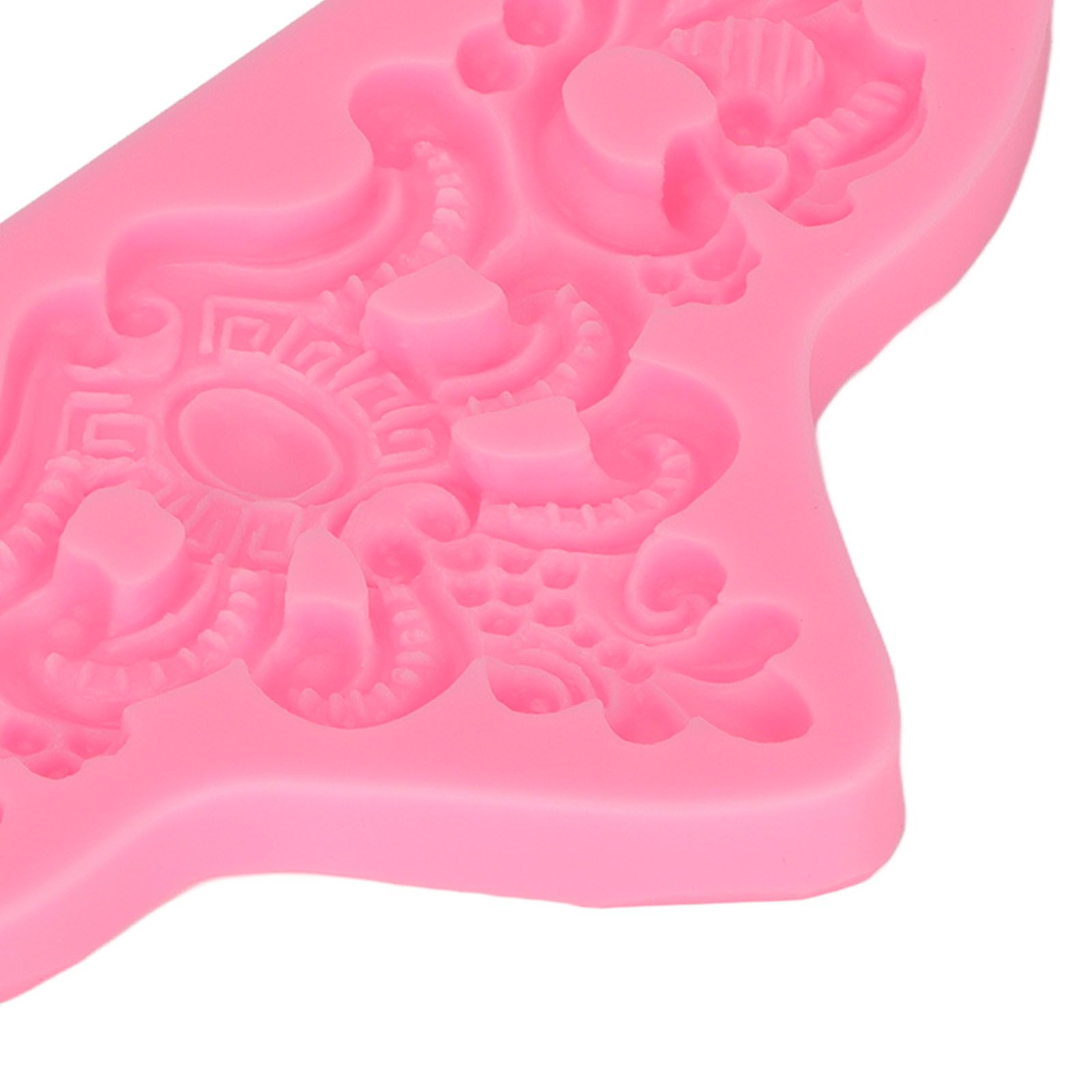 Embossed Pattern Silicone Molds Easy Demoulding Heat Resistant Flexible Odorless Scroll Border Lace Molds for V1294-YM0523-3118220044111