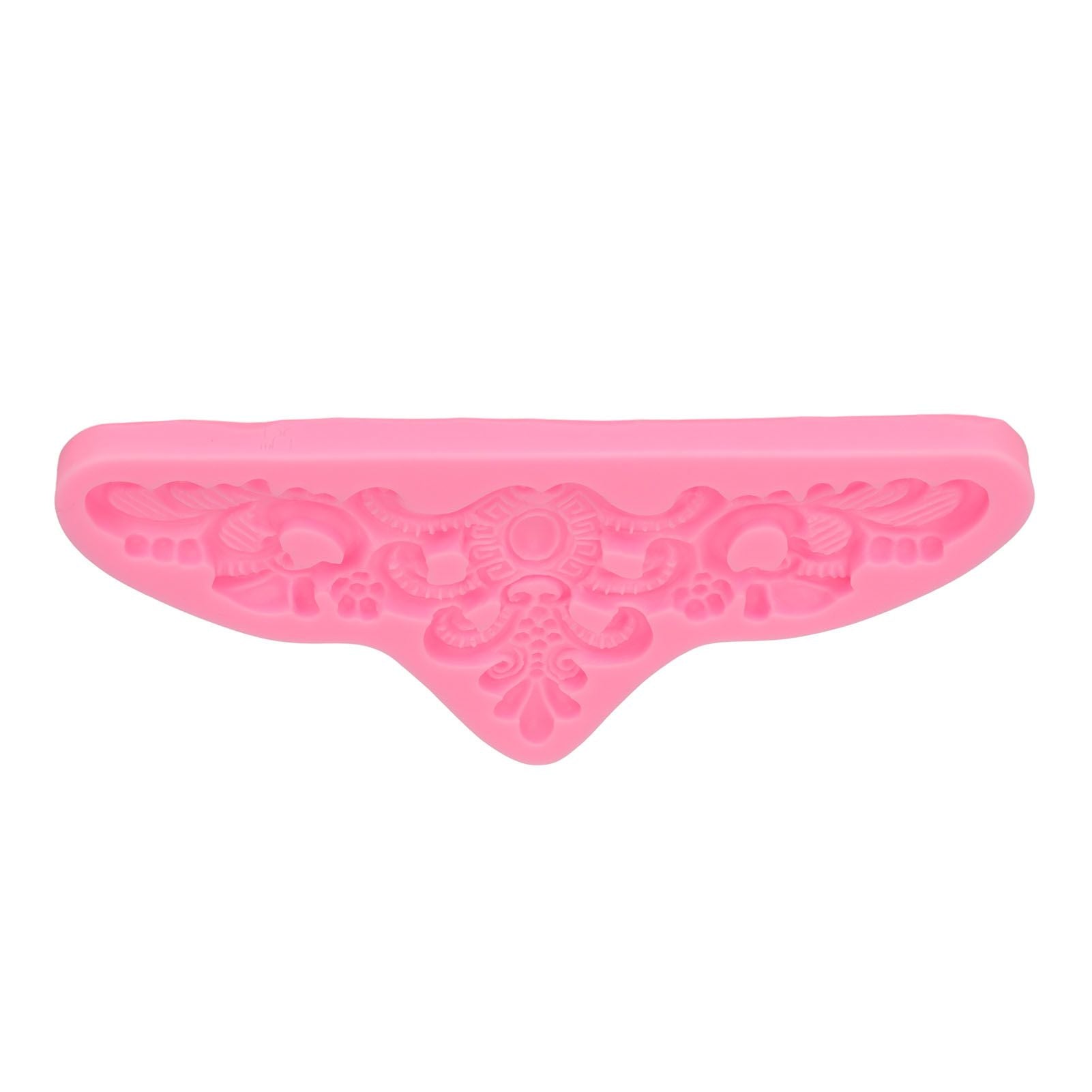 Embossed Pattern Silicone Molds Easy Demoulding Heat Resistant Flexible Odorless Scroll Border Lace Molds for V1294-YM0523-3118220044111