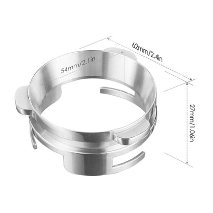 54mm Hands Free Dosing Funnel Stainless Steel Coffee Powder Dosing Funnel Coffee Machine Accessories V1294-YM0523-3118220044311