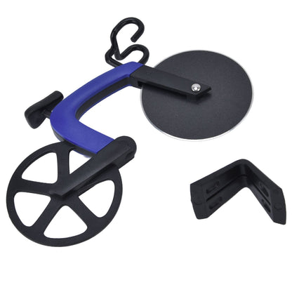 Bicycle Pizza Cutter Wheel Stainless Steel Bike Shape Pizza Knife Kitchen Pizza Cutting ToolBlue V1294-YM0523-3118220044412