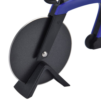 Bicycle Pizza Cutter Wheel Stainless Steel Bike Shape Pizza Knife Kitchen Pizza Cutting ToolBlue V1294-YM0523-3118220044412