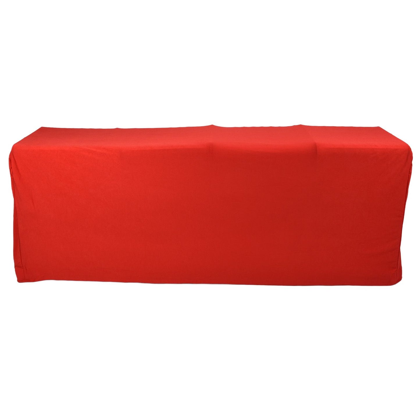 Stretch Spandex Table Cover Good Elasticity Washable Reusable Red Stretchable Tablecloth with 4 Pockets for V1294-YM0523-3118220044511