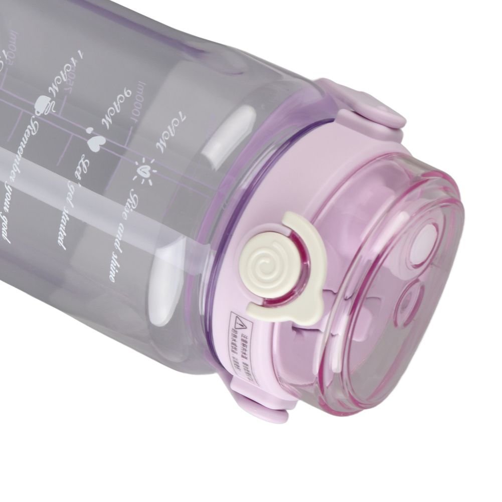 Large Water Bottle 2 Drinking Methods PC PP Material Clear Scale Portable Matte Large Water Jug with Straw V1294-YM0523-3118220046615
