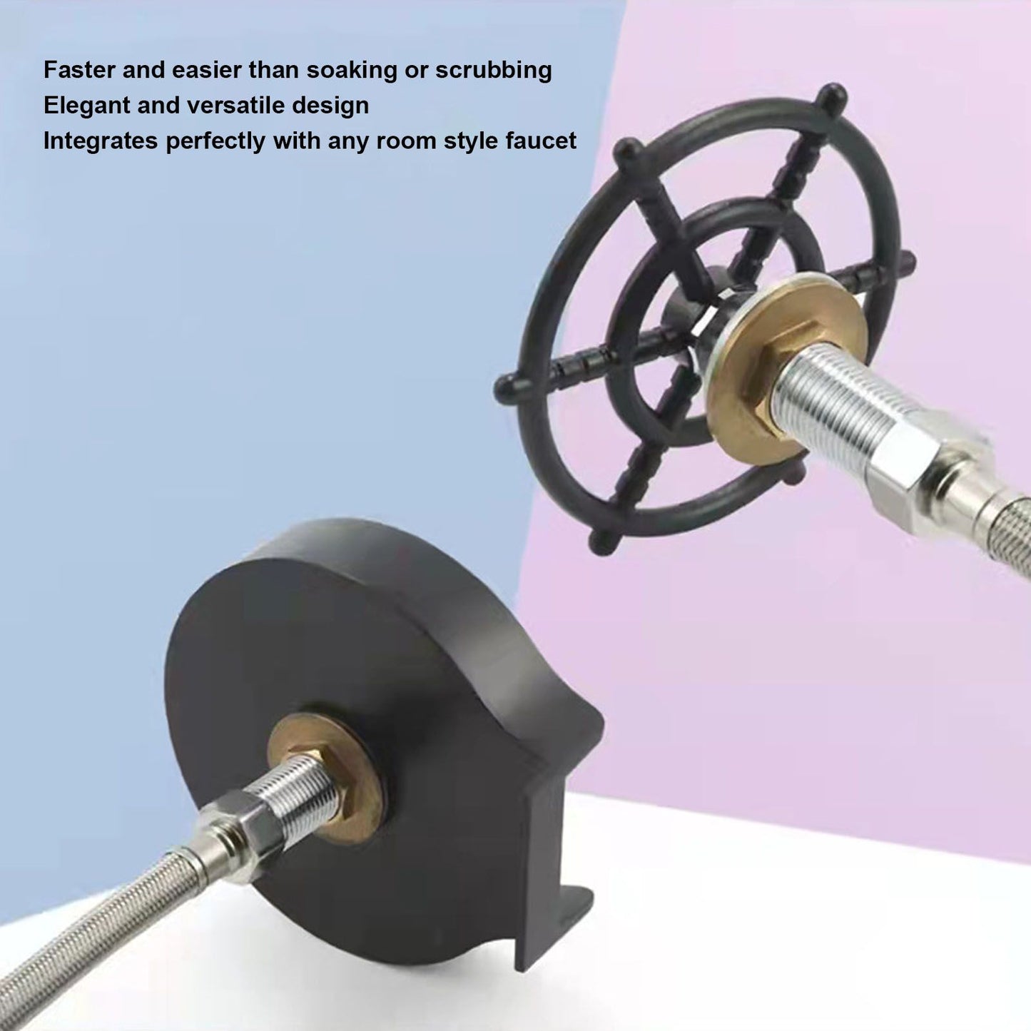Cup Washer G1/2 Interface Quick Cleaning Detachable Kitchen Hotel Bar Wash Basin Press Glass Rinser for Bar V1294-YM0523-3118220047111