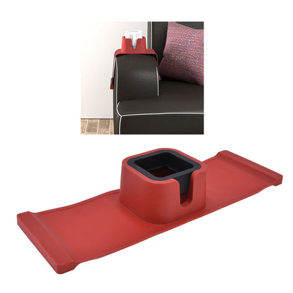 Couch Cup Holder Spill Proof Ergonomic Sofa Drink Holder Tray with Adjustable Stand and Adhesive Base V1294-YM0523-3118220048411